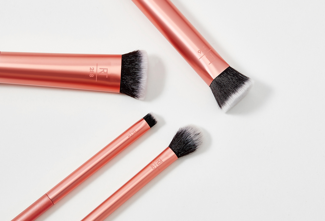 Real Techniques Face Makeup Brush Set Flawless Base 2.0