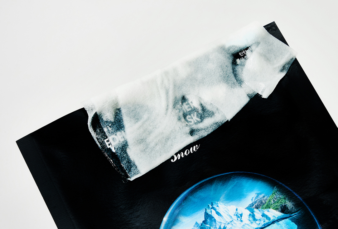 JMsolution Тканевая маска для лица EDELWEISS GLACIER WATER ALPS MASK SNOW