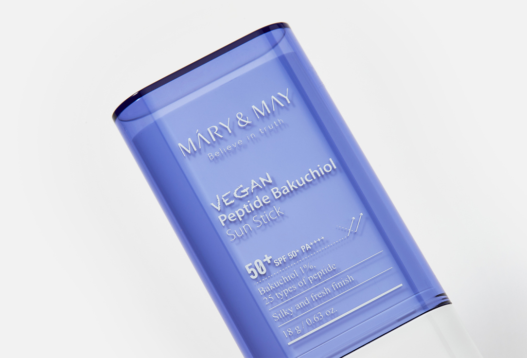 Mary&May Sun stick spf50+ pa++++ Vegan peptide bakuchiol