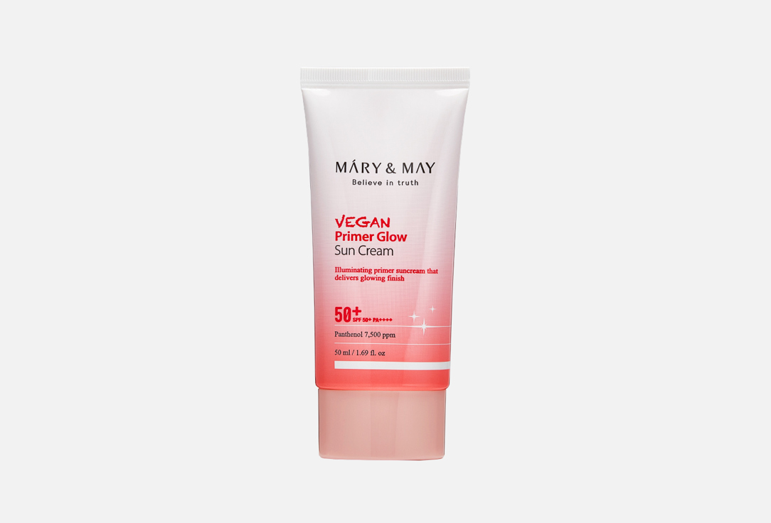 Mary&May Sun cream spf50+ pa++++ Vegan primer glow