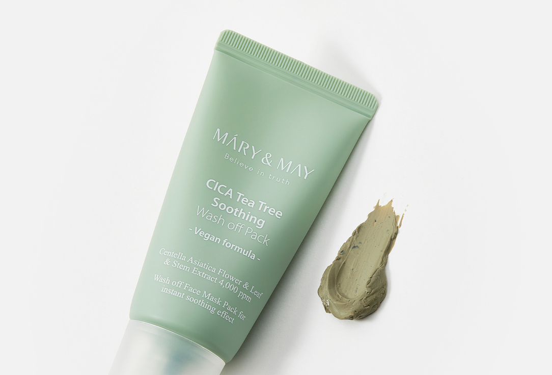 Mary&May Soothing face mask Cica teatree soothing wash off