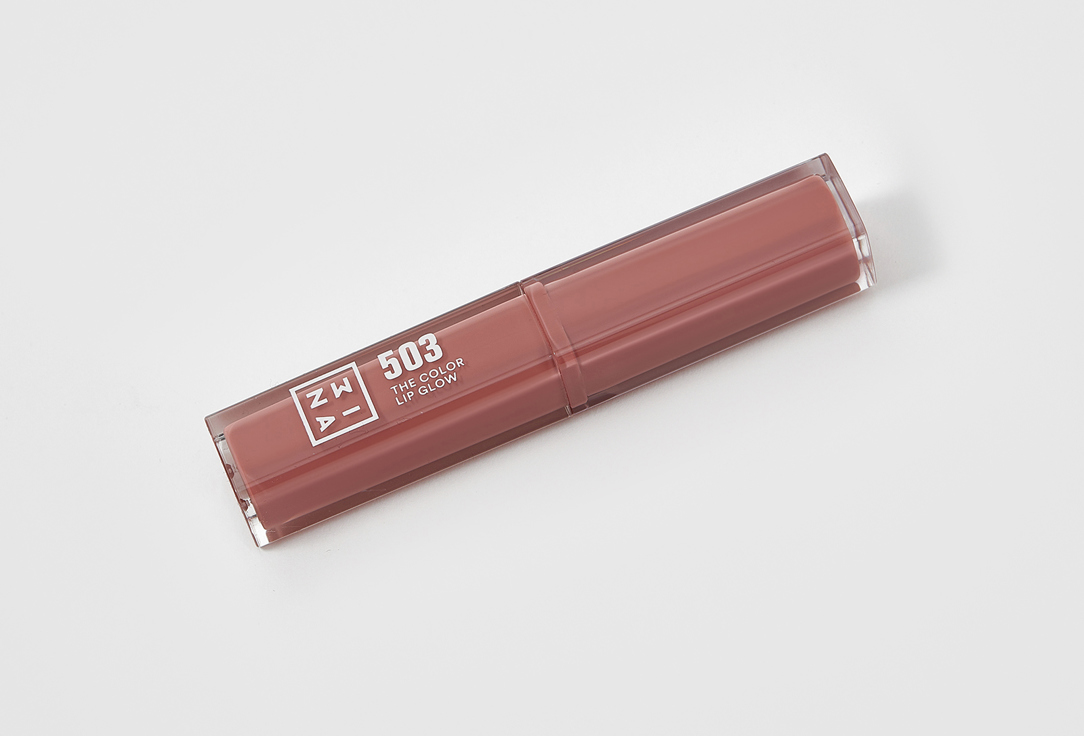 3INA Glowy, Moisturizing lipstick The Color Lip Glow 503, Medium nude pink 1.6 g 3INA Glowy, Moisturizing lipstick The Color Lip Glow