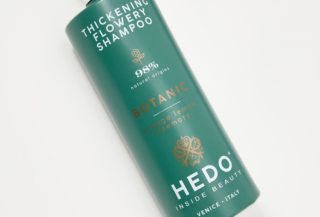 Hedo Dry hair shampoo Botanic thickening flowery