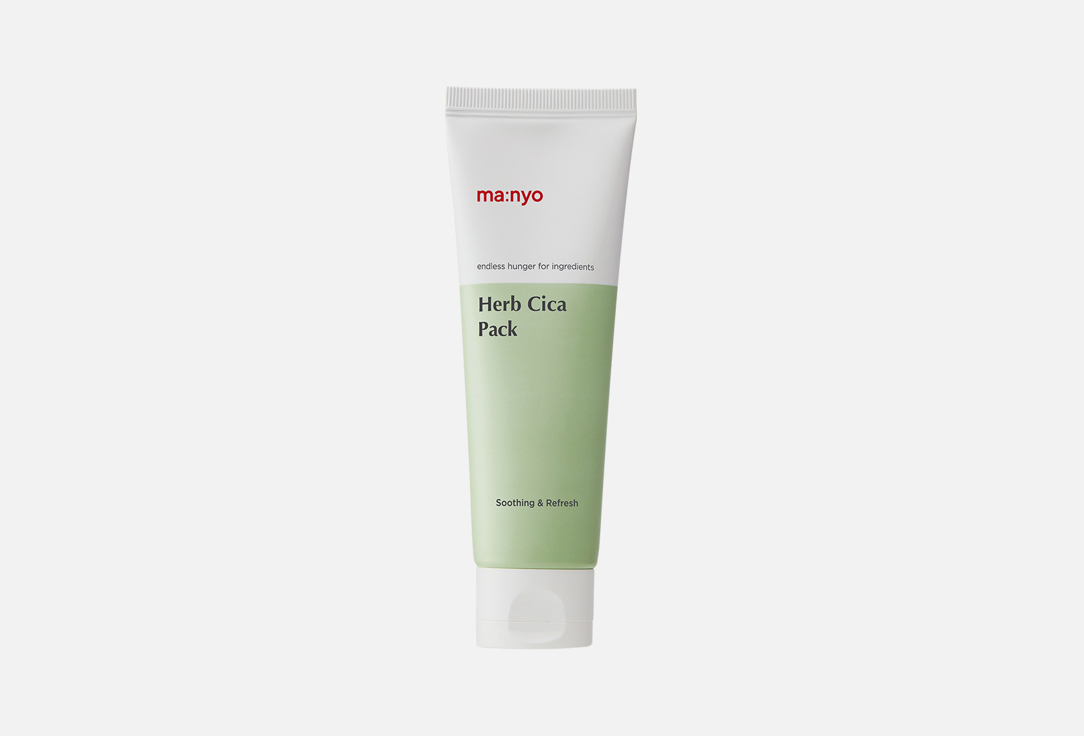 ma:nyo Soothing face mask Herb Green Cica Pack