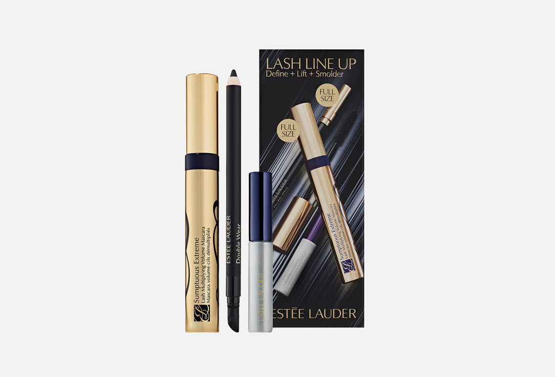 Estée Lauder Mascara & Eyeliner & eyebrows Gel set Sumptuous extreme