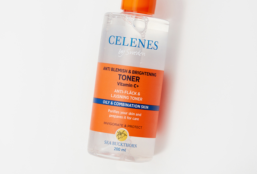 CELENES Face toner Sea buckthorn anti-blemish and brightening