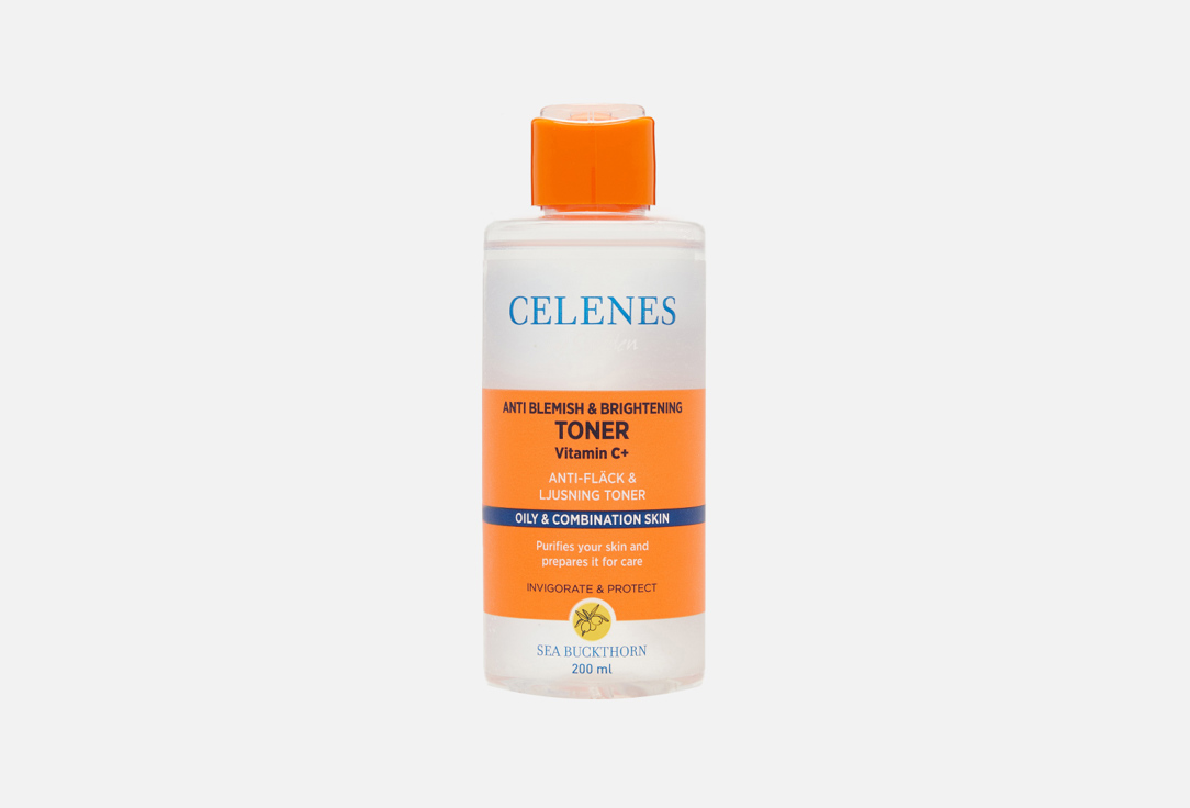 CELENES Face toner Sea buckthorn anti-blemish and brightening