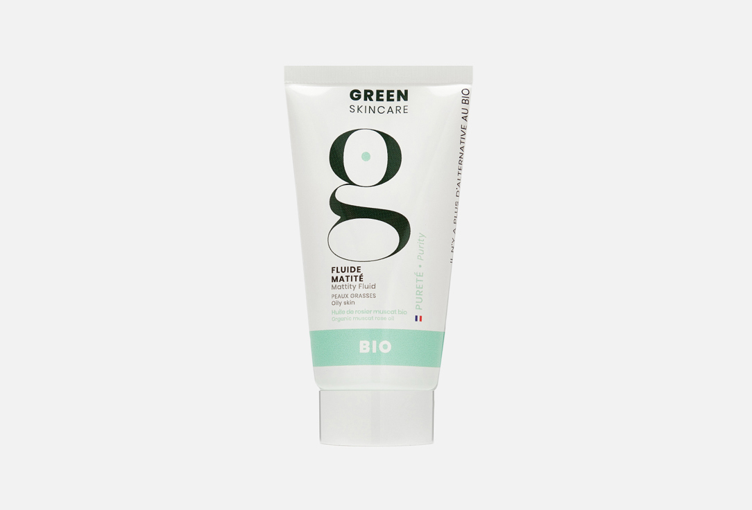 Green Skincare Mattifying Fluid for Oily Skin Purity