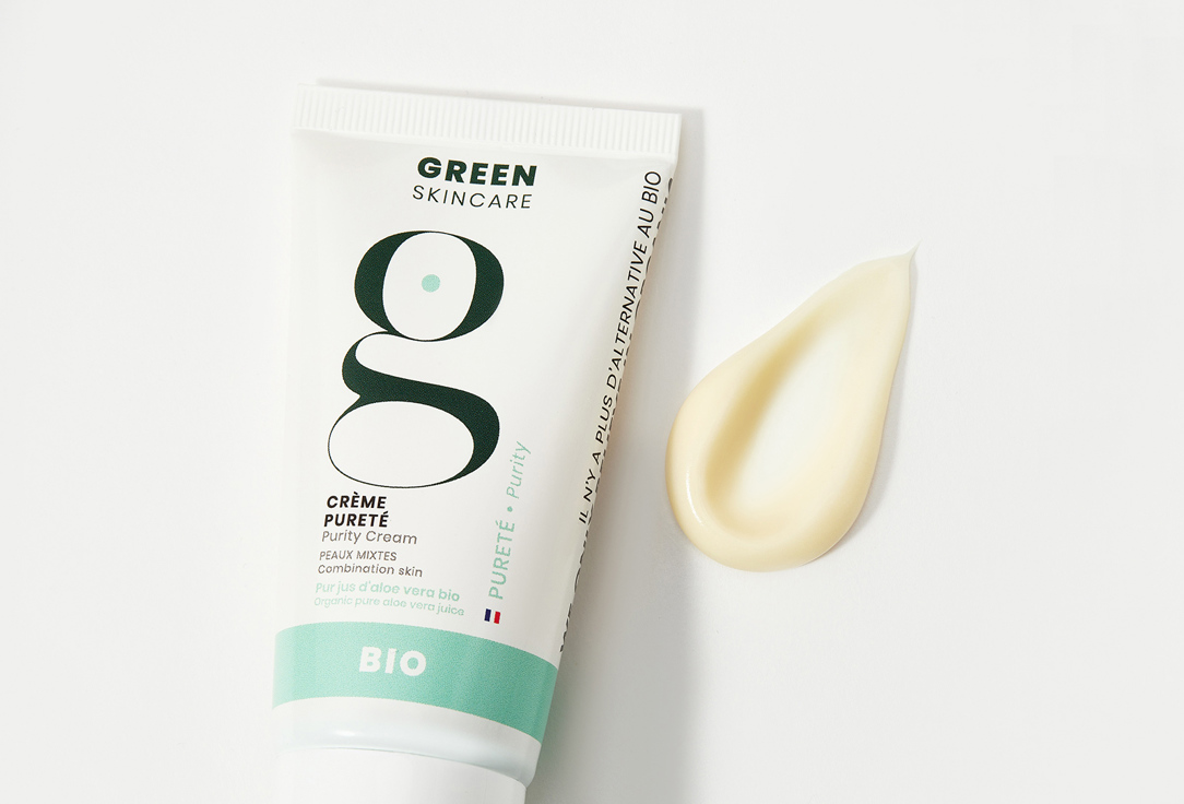 Green Skincare Mattifying Face Cream for Combination Skin Purity