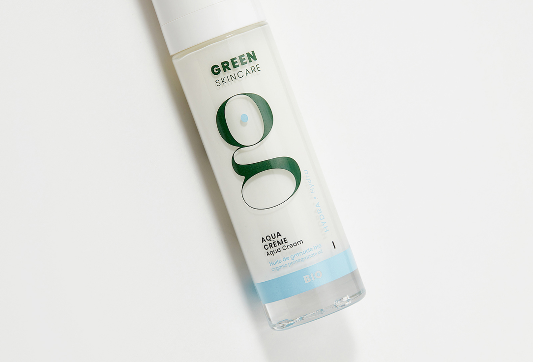 Green Skincare Moisturizing Aqua Face Cream Hydra