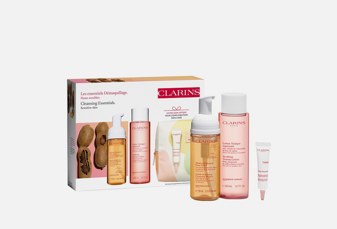 Clarins Set of products for facial skin Cleansing Sensitive Skin