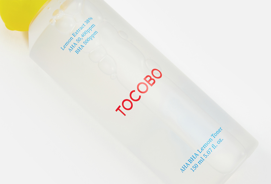 TOCOBO Brightening Toner AHA BHA LEMON