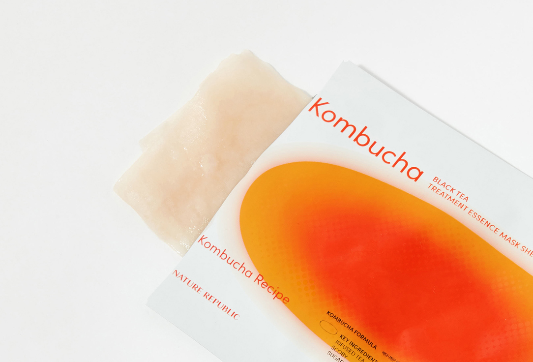 Nature Republic Face Mask Kombucha Black Tea 