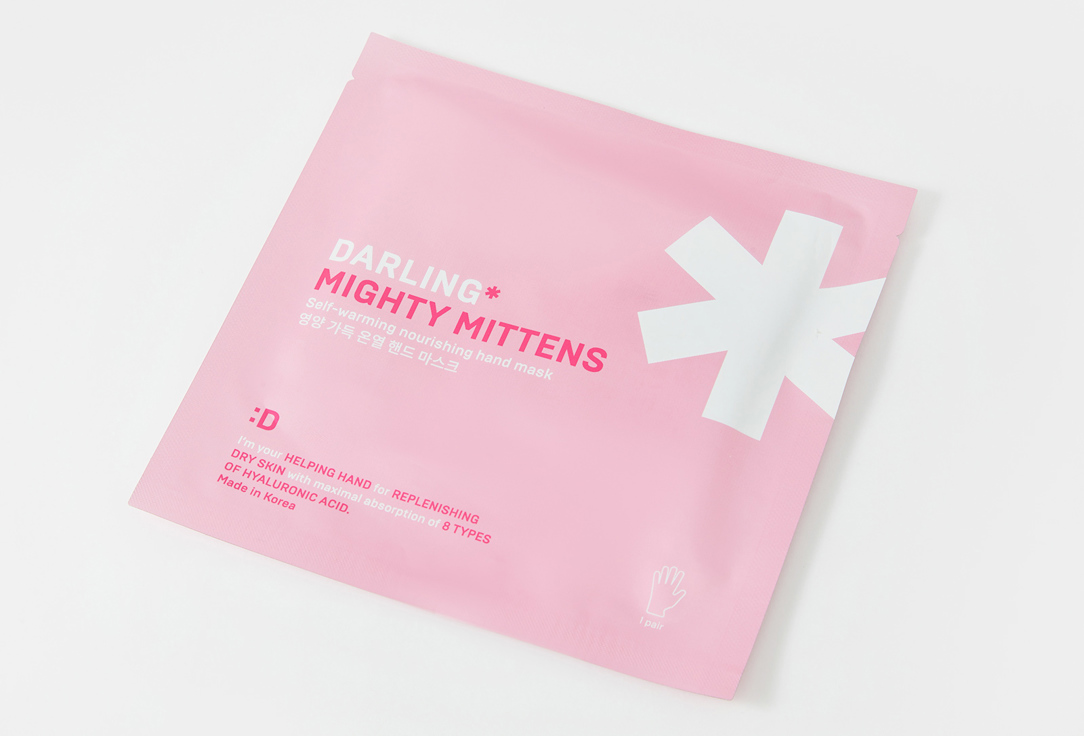 DARLING* Self-warming nourishing hand mask Mighty Mittens