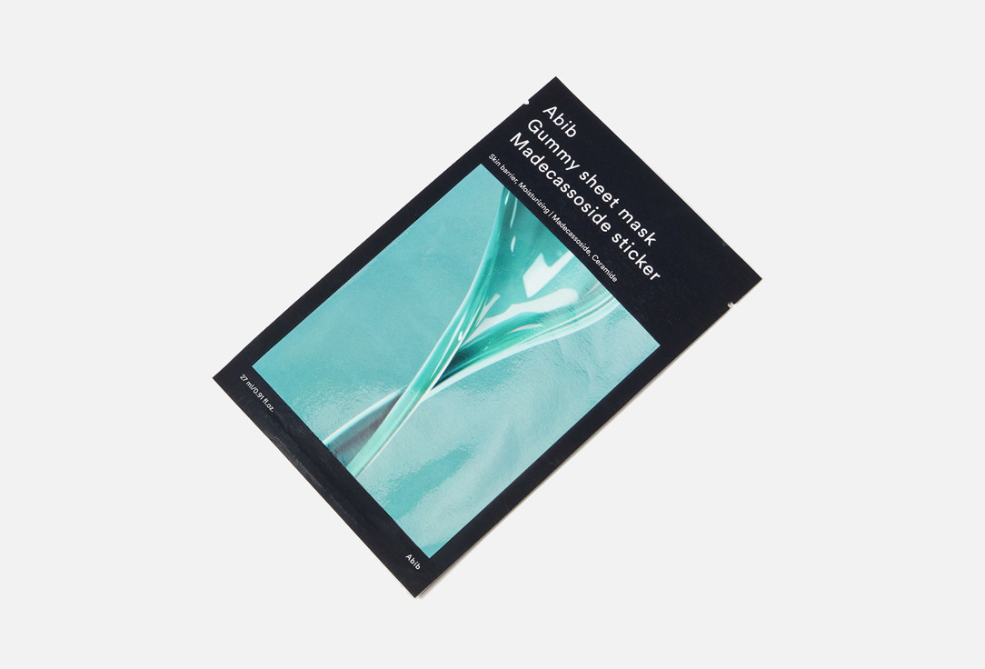 ABIB Тканевая маска для лица Gummy sheet mask Madecassoside sticker