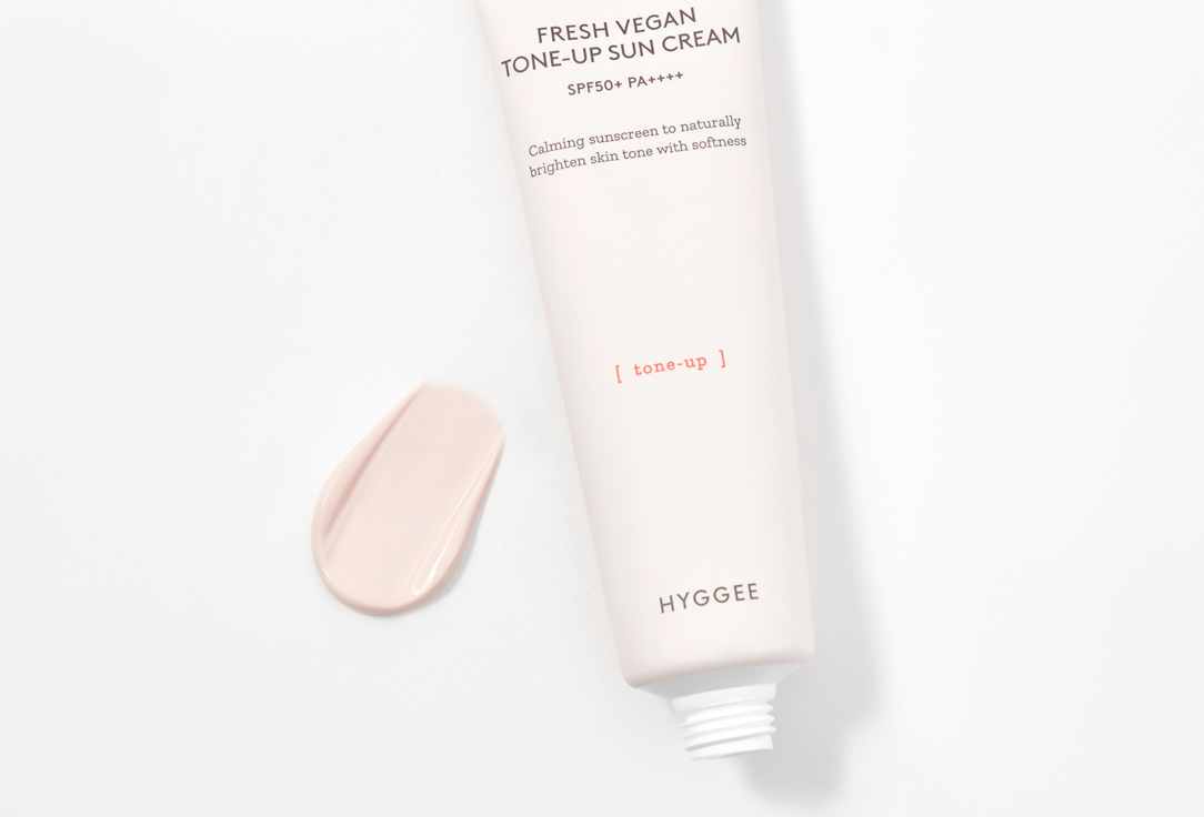 HYGGEE Suncream SPF50+ PA++++ Fresh vegan tone-up