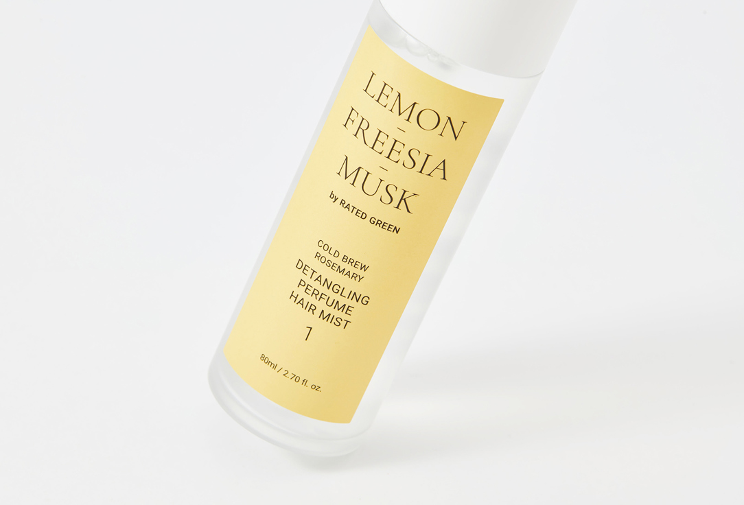 RATED GREEN Detangling Perfume Hair Mist Lemon-Freesia-Musk