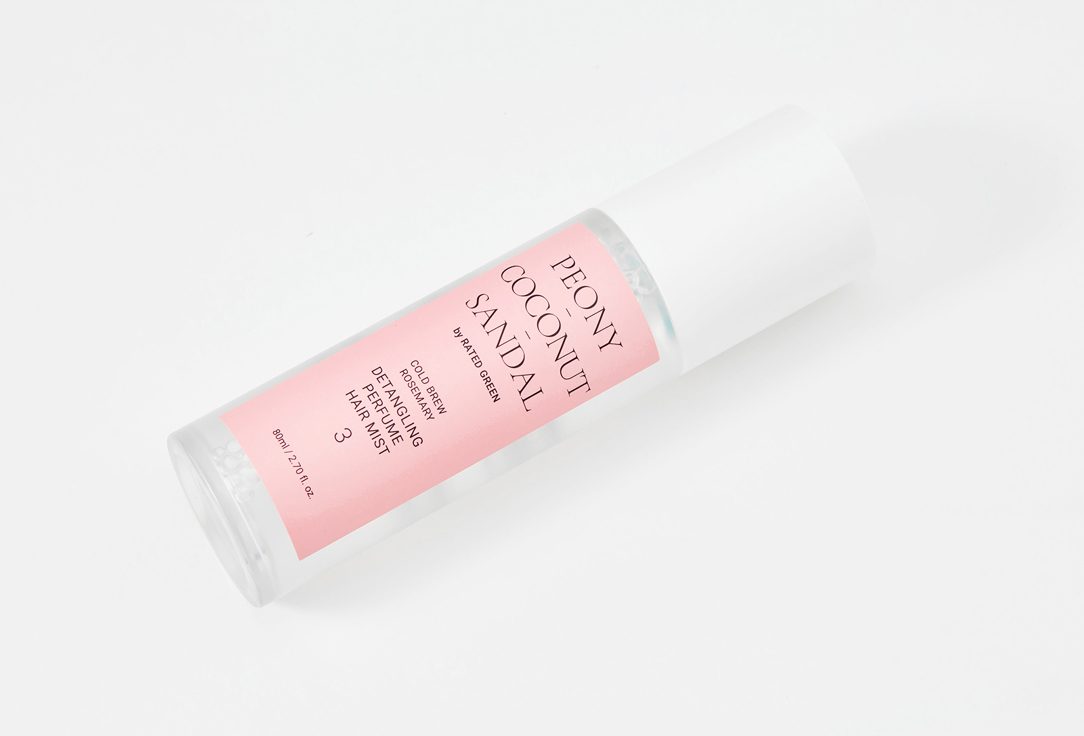 RATED GREEN Detangling Perfume Hair Mist Peony-Coconut-Sandal