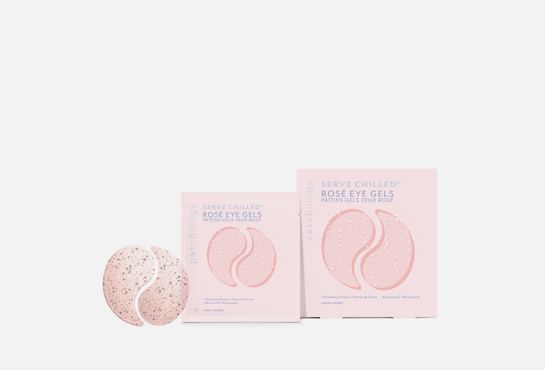 Patchology Eye gel patches Rosé