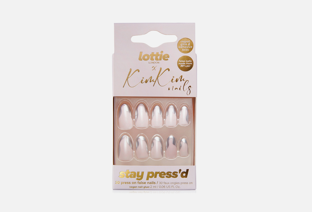 Lottie London False nail x KimKim Stay Press'd