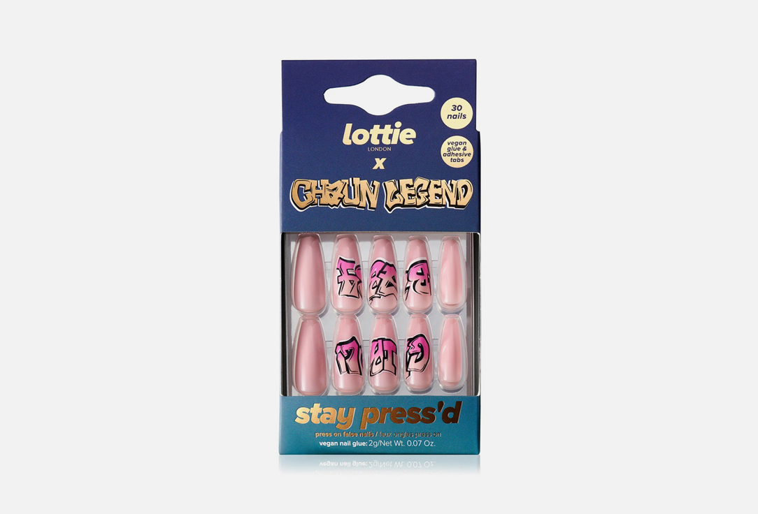 Lottie London False nails x Chaun Legend Stay Press'd