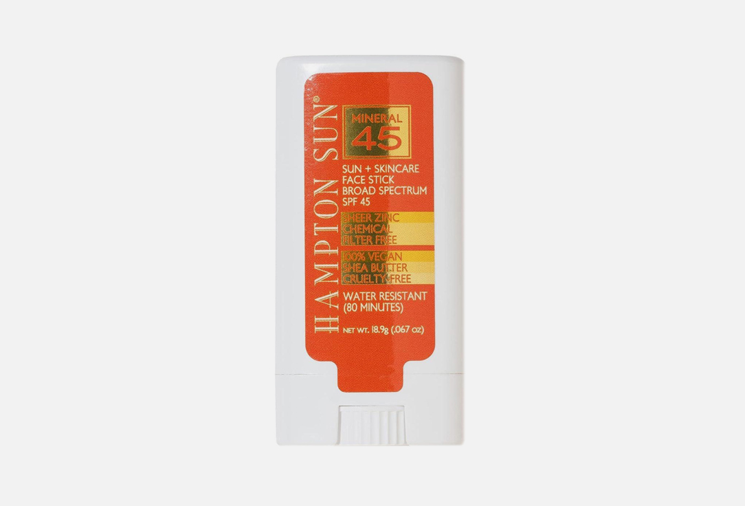 Hampton Sun susncreen stick spf 45 mineral face stick