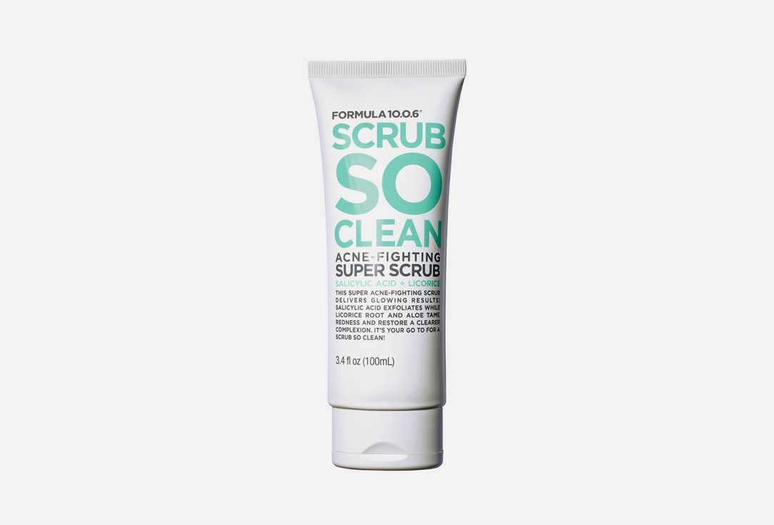 Formula 10.0.6 Acne-fighting scrub So Clean