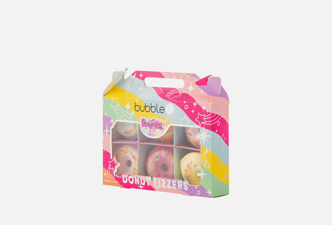 Bubble T Bath fizzers gift set Confetea donut