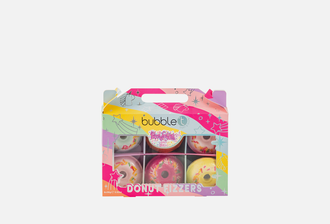 Bubble T Bath fizzers gift set Confetea donut