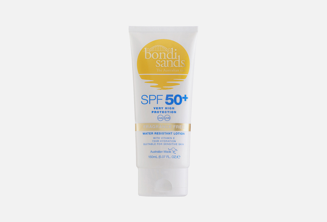 Bondi Sands Body Sunscreen Lotion SPF50+ Fragrance Free