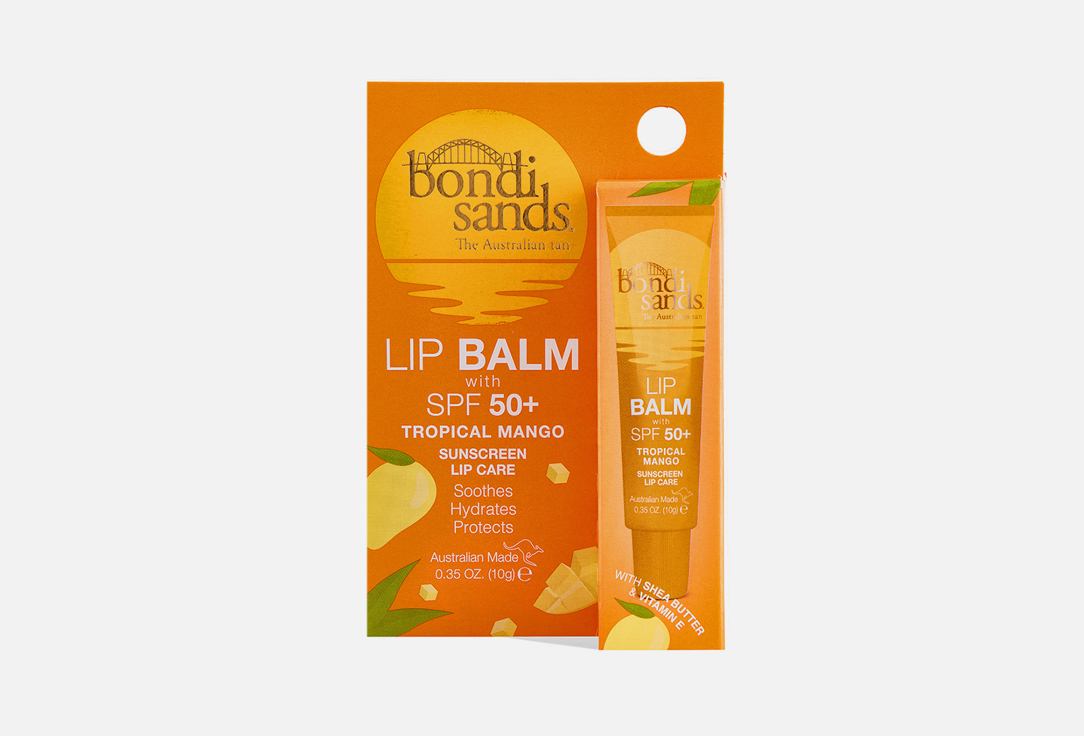 Bondi Sands Nourishing Lip Balm SPF 50+ Sunscreen Lip Care Mango