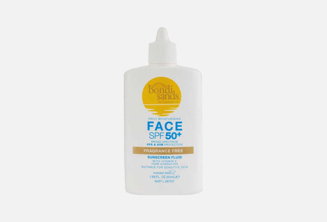 Bondi Sands Tinted Face Fluid SPF 50+ Fragrance Free