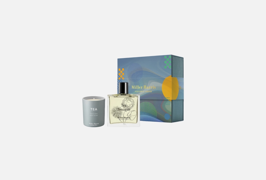 Miller Harris Eau de Parfum and Scented candle set Tea tonique