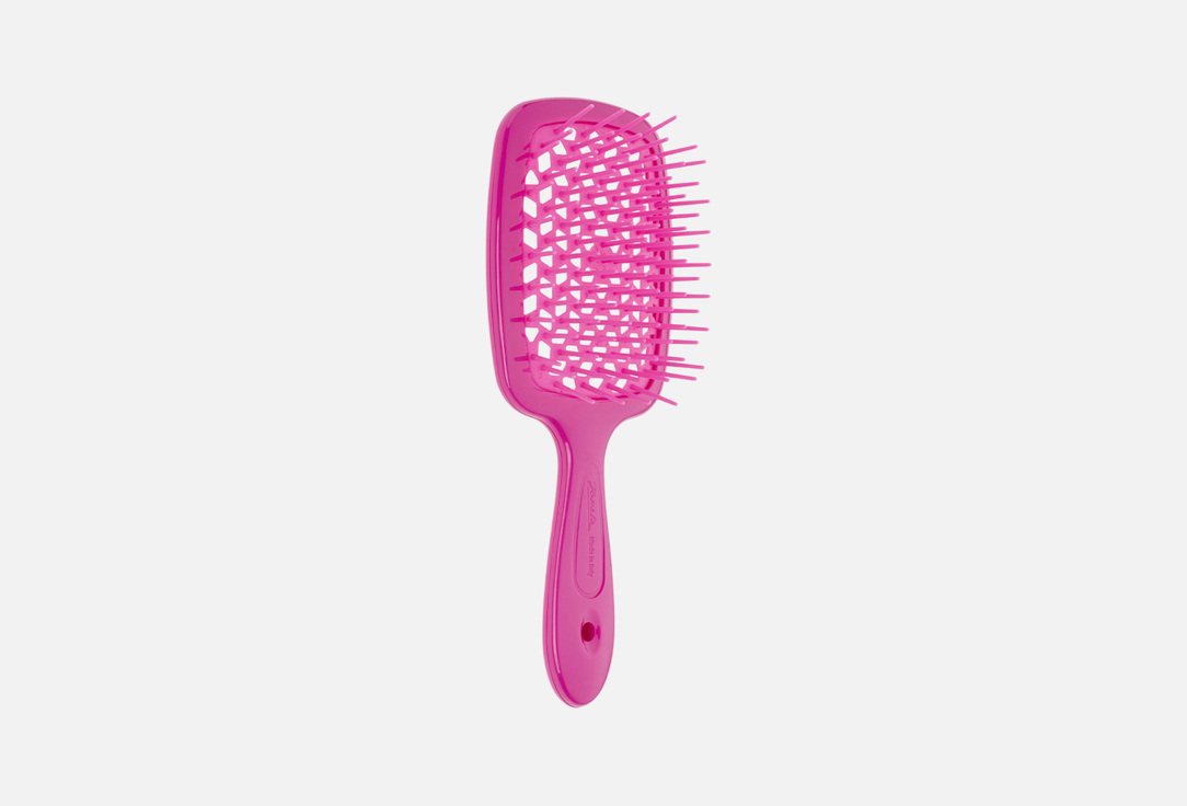 Janeke  small hair brush Superbrush Neon Fuchsia