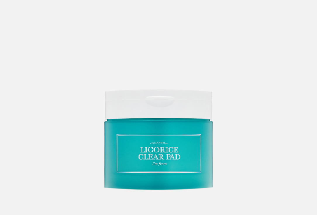 I'M FROM Exfoliating Face Toner Pads LICORICE CLEAR PAD