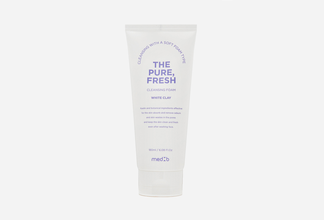 MEDB Face foam The pure Fresh cleansing White Clay