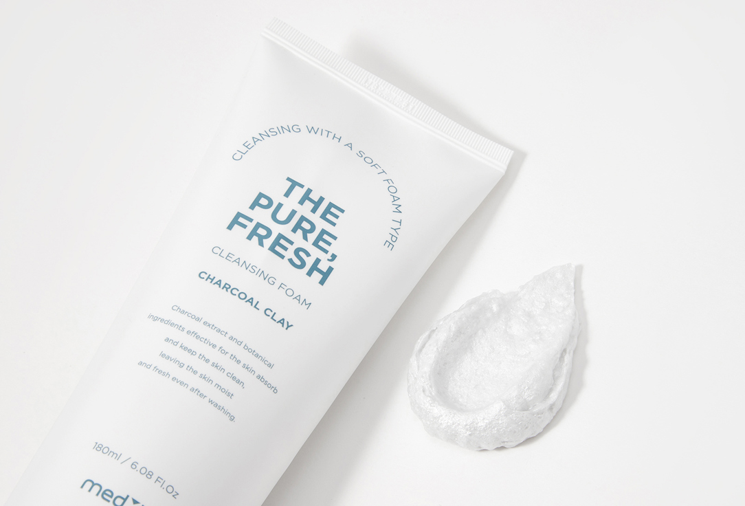 MEDB Face foam The pure Fresh cleansing Charcoal Clay