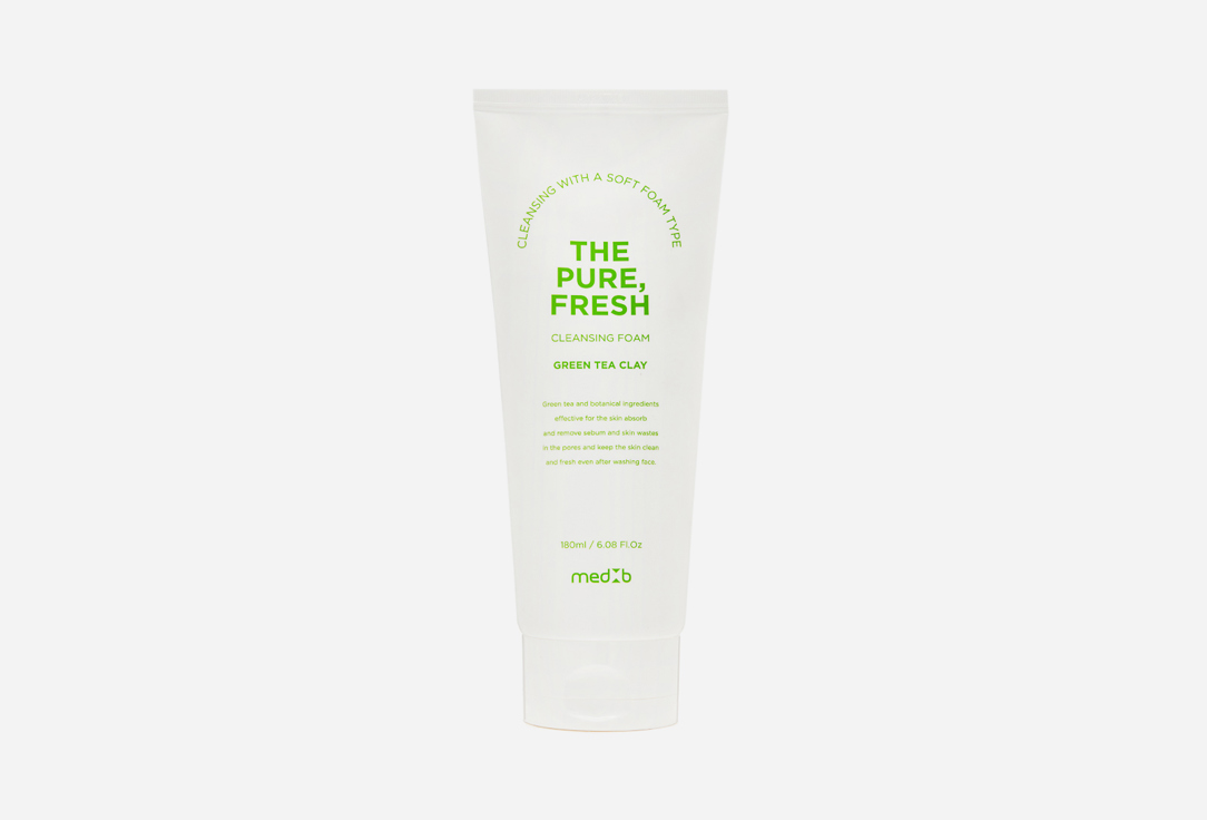 MEDB Face foam The pure Fresh cleansing Green Tea Clay