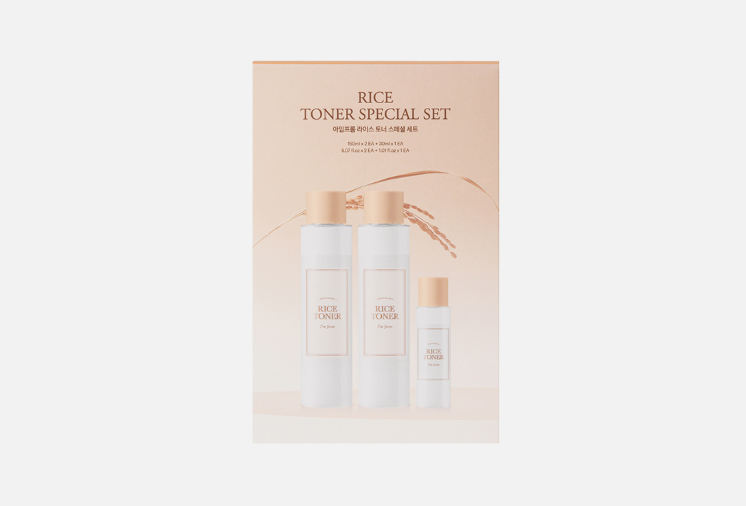 Im From Face toner set Rice