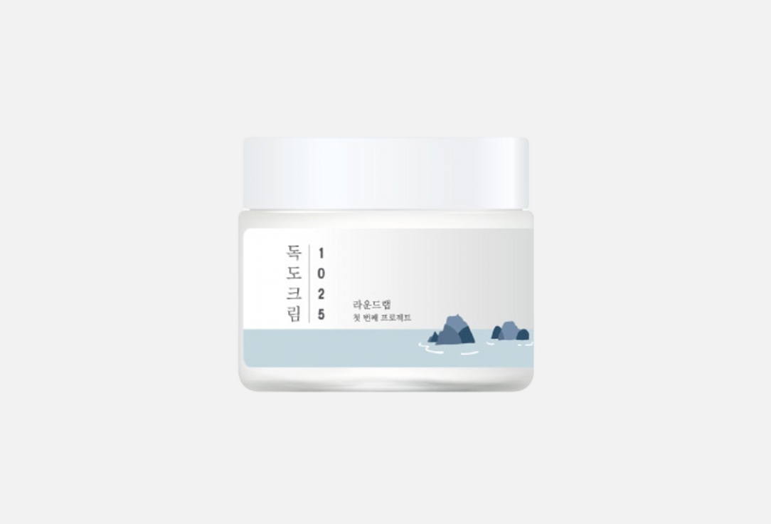 Round Lab Deeply hydrating and soothing face cream 1025 Dokdo