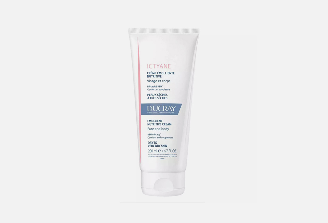 Ducray Nourishing Emollient Face & Body Cream Ictyane