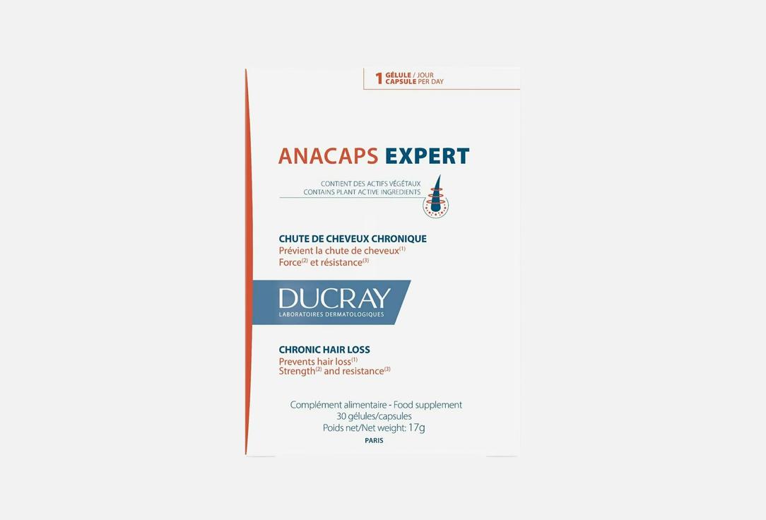 Ducray Hair & Nail Strengthening Food Supplement Anacaps