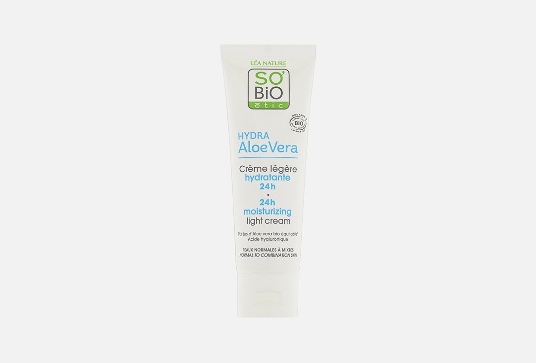 SO BiO etic Face Cream 24 Hours Moisturizing Aloe Vera