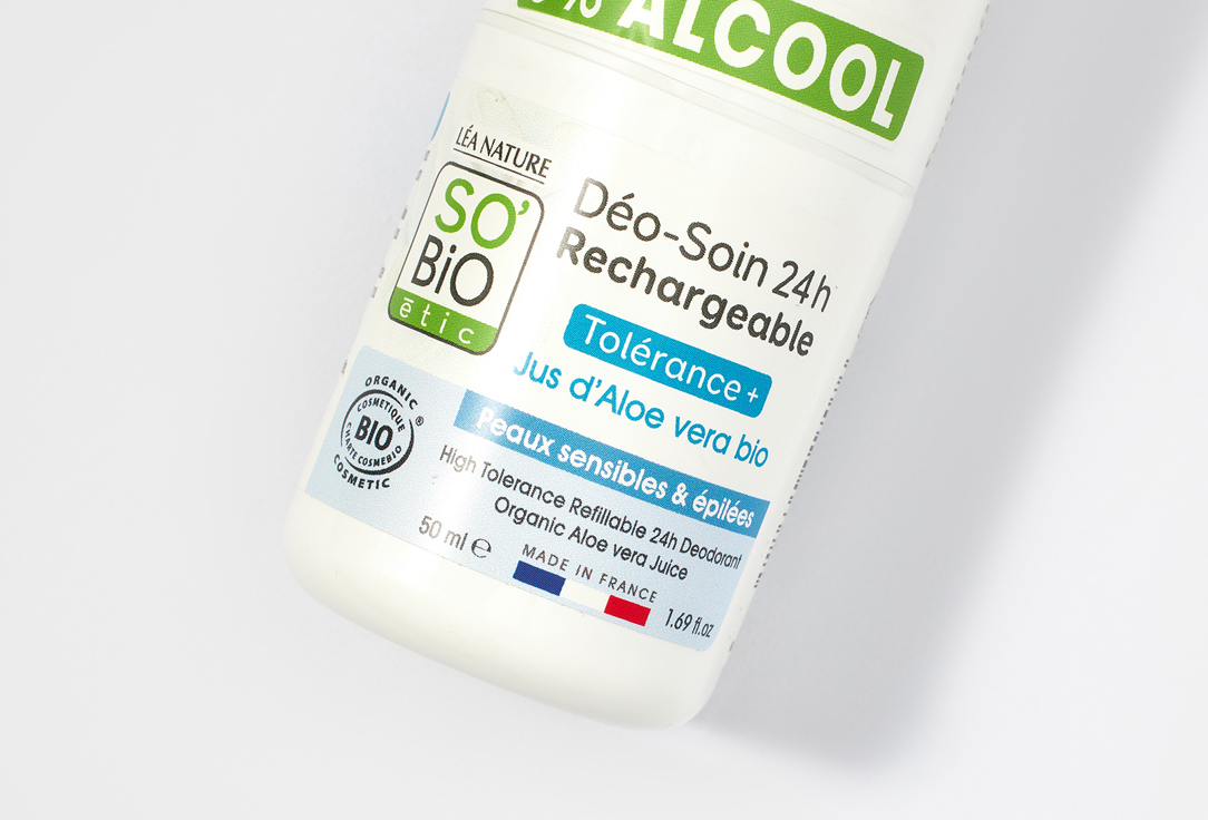 SO BiO etic Deodorant Roll-On  Organic Aloe Vera