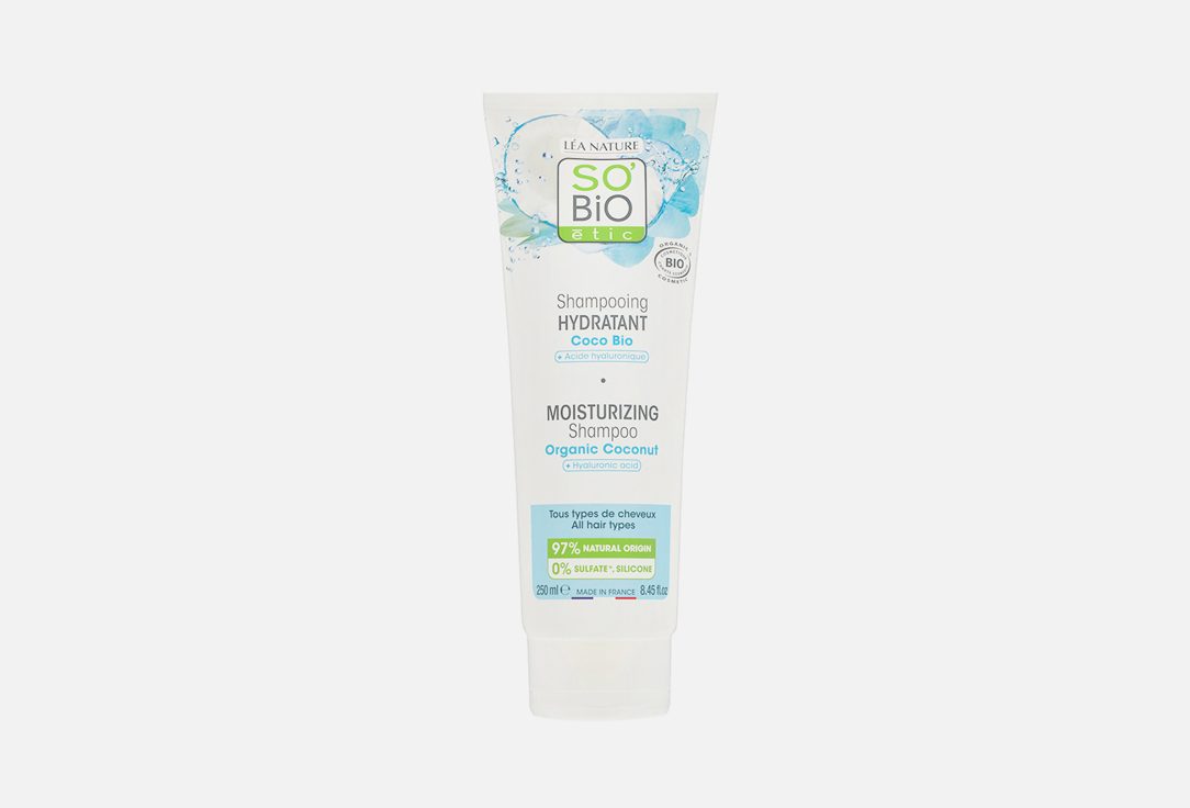 SO BiO etic Moisturizing Shampoo Coconut-Hyaluronic Acid