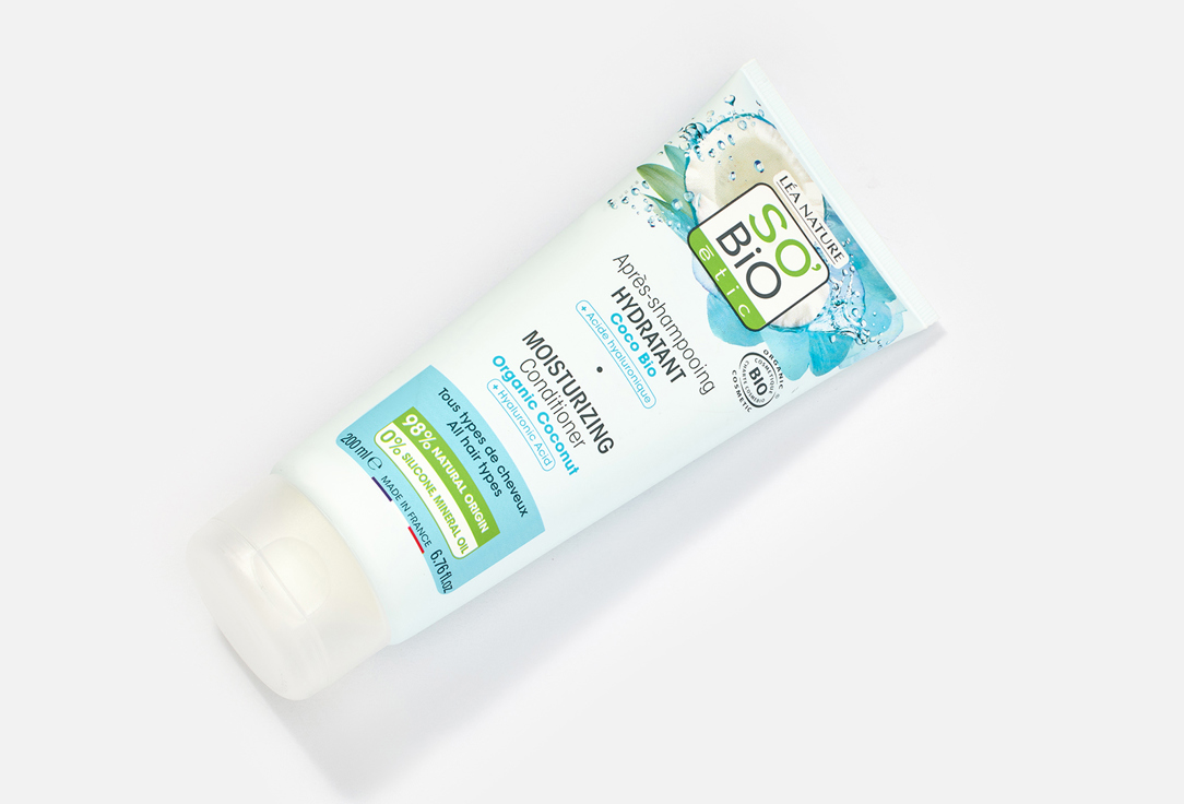 SO BiO etic Moisturizing Hair Conditioner Coconut-Hyaluronic Acid