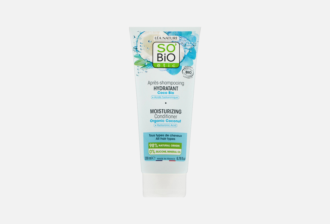 SO BiO etic Moisturizing Hair Conditioner Coconut-Hyaluronic Acid