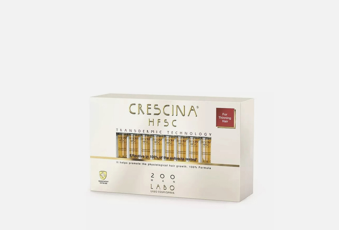 Crescina Hair Ampoules Set Treatment HFSC Man 200