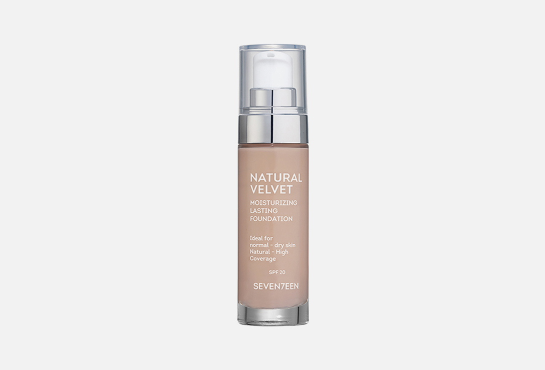 SEVEN7EEN Long lasting foundation SPF20 Natural velvet