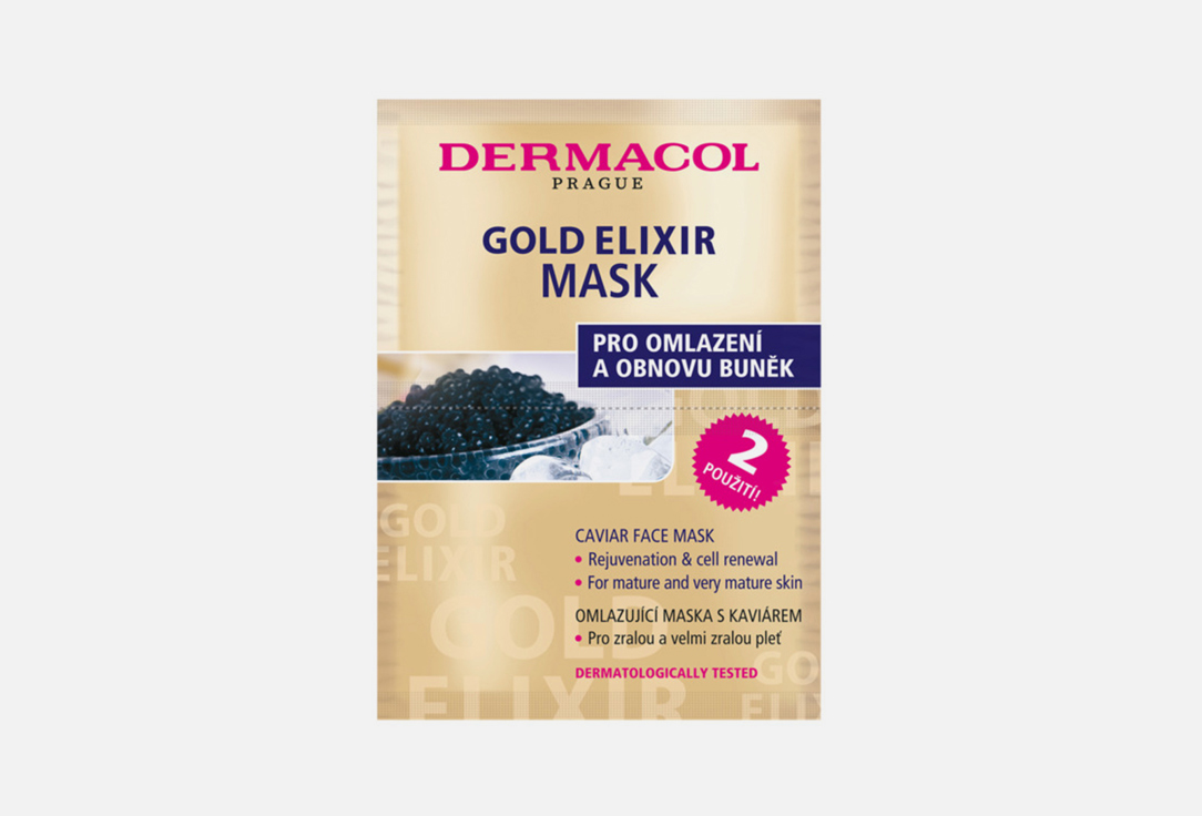 DERMACOL Face Mask Gold elixir